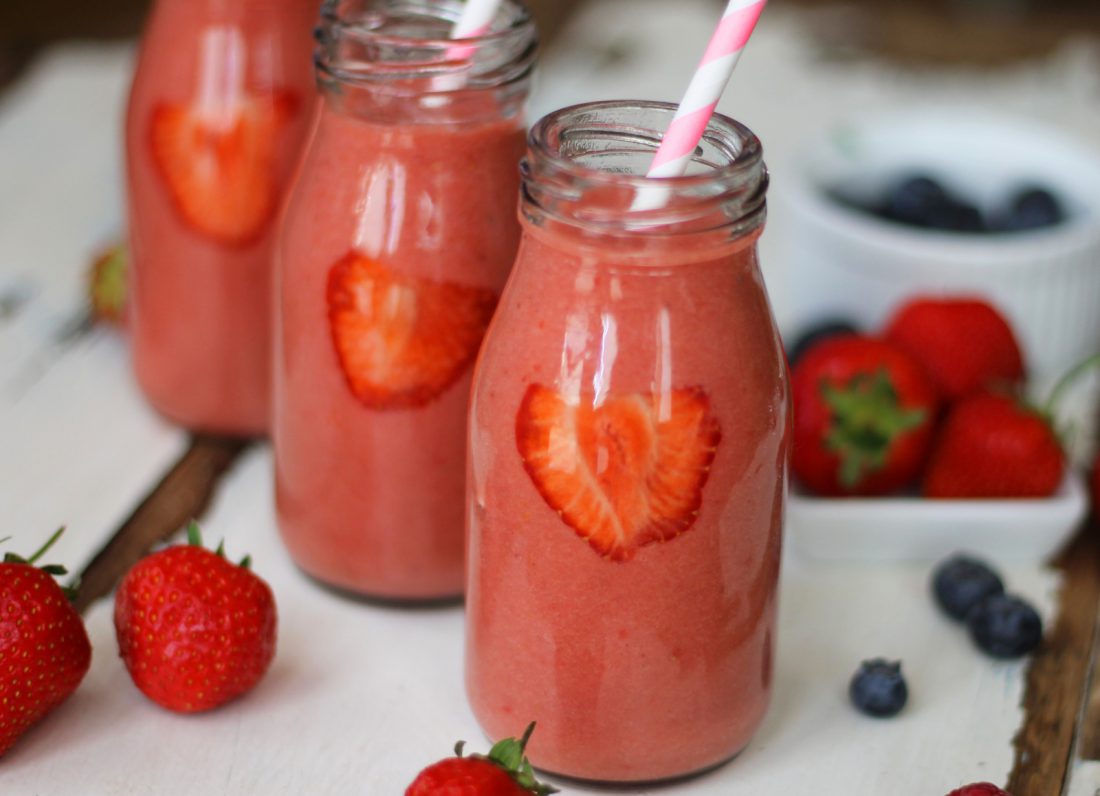 Berry Nice Fruit Smoothie with Optional Protein Boost