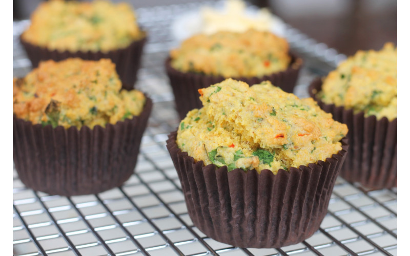 Green & Herby Savoury Muffins