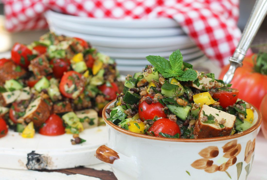 Quinoa & Smoked Tofu Salad