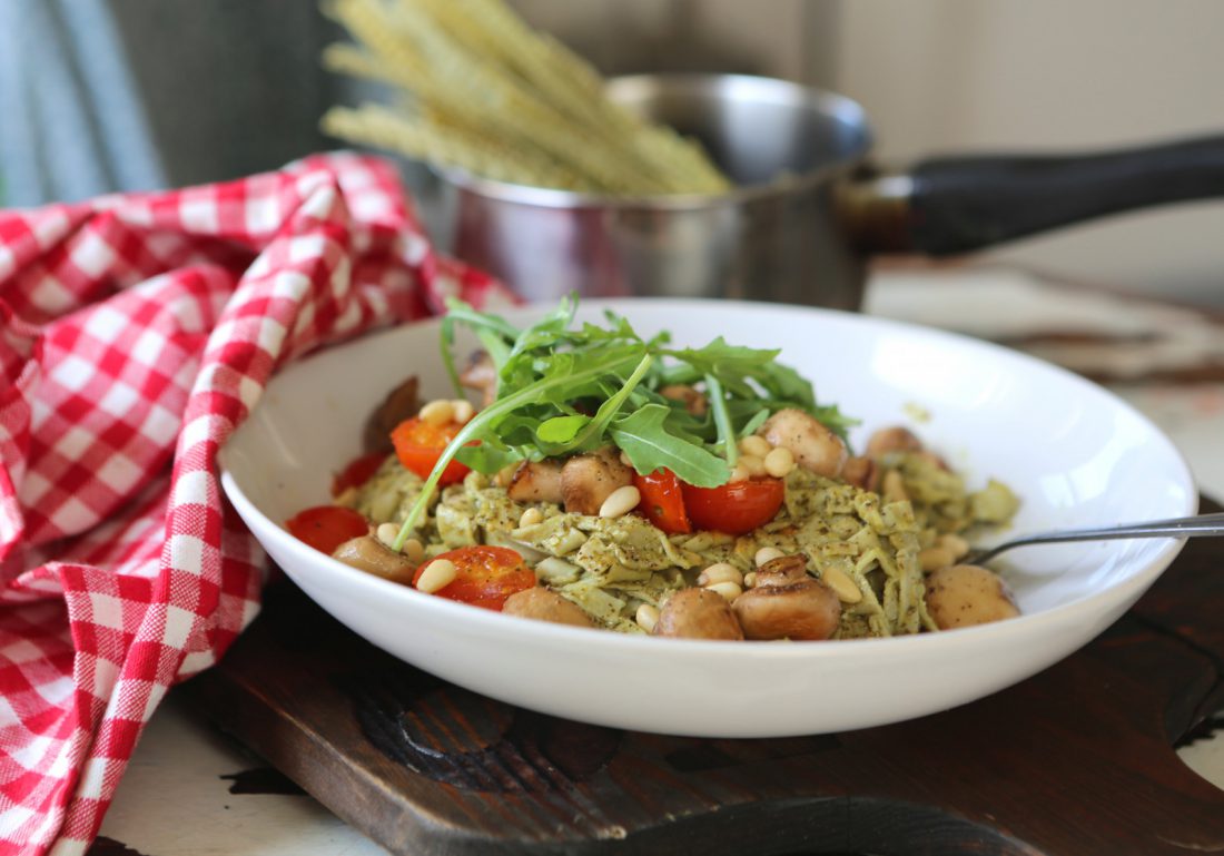 10 Minute Edamame Spaghetti