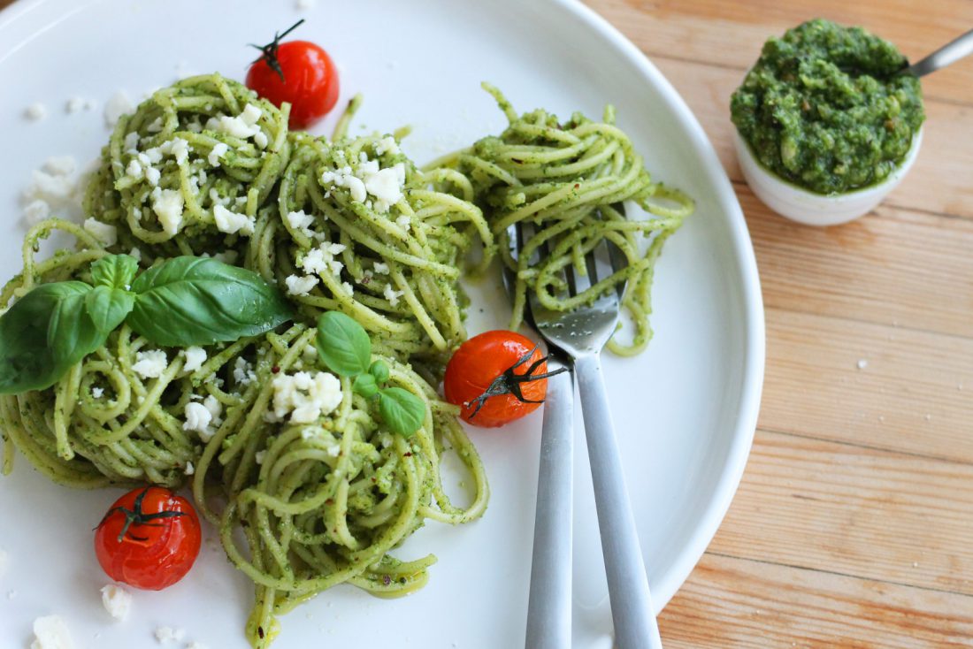 Hazelnut Pesto Pasta