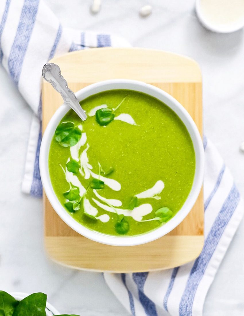 Spinach White Bean Soup