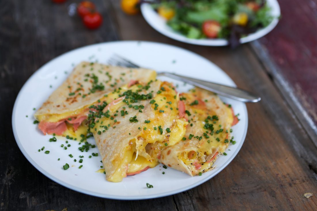 'Ham' & 'Cheese' Crêpes